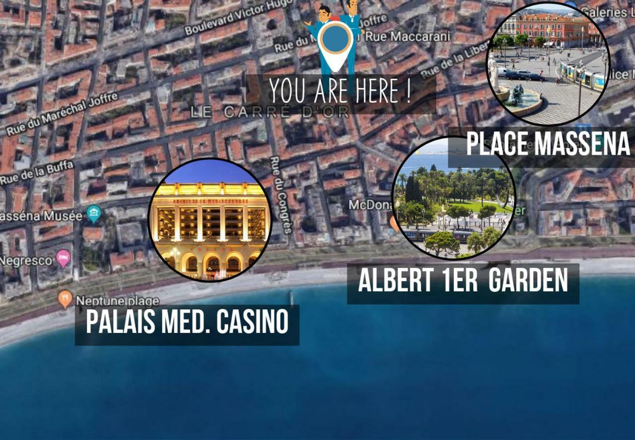 Nestor&Jeeves - Palais Marie Prestige - Central - Close Sea นีซ ภายนอก รูปภาพ